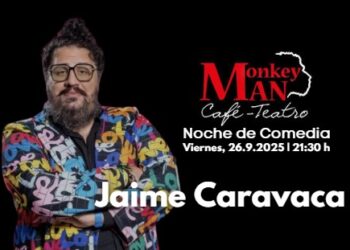 Jaime Caravaca actúa en la Sala Monkey Man de Guadalajara