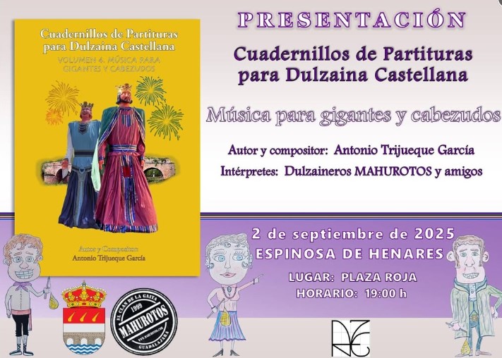 Estreno de gigantes y música tradicional en Espinosa de Henares: Volumen 4 de Antonio Trijueque