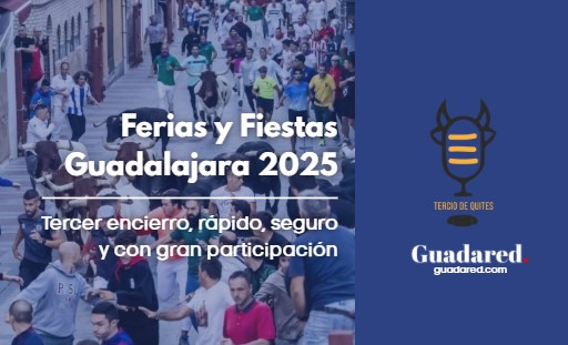 Tercer encierro en Guadalajara 2025: toros de Alcurrucén, lleno en la plaza y carrera de 2:31 minutos