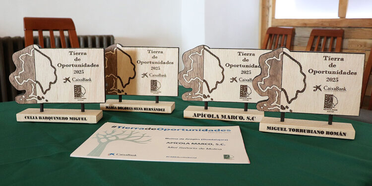 Entregados en Molina de Aragón los premios de emprendimiento rural “Tierra de Oportunidades” de CaixaBank y la ADR Alto Tajo