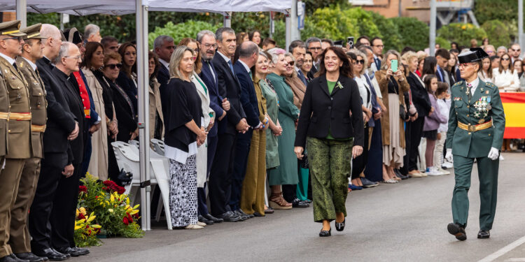 Homenaje a Cristina Moreno en Guadalajara con motivo de la Virgen del Pilar
