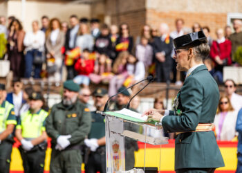 Homenaje a Cristina Moreno en Guadalajara con motivo de la Virgen del Pilar