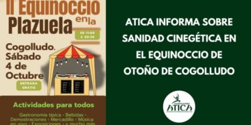 ATICA reforzará la concienciación sobre sanidad cinegética en el Equinoccio de Otoño de Cogolludo