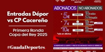 Entradas C.D. Guadalajara vs CP Cacereño | Primera Ronda Copa del Rey 2025