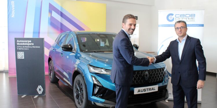 CEOE-CEPYME Guadalajara renueva su convenio con Renault-Autocarpe para ofrecer ventajas exclusivas a sus asociados