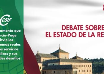 CSIF lamenta que García-Page obvie los problemas reales de los servicios públicos y sus grandes desafíos