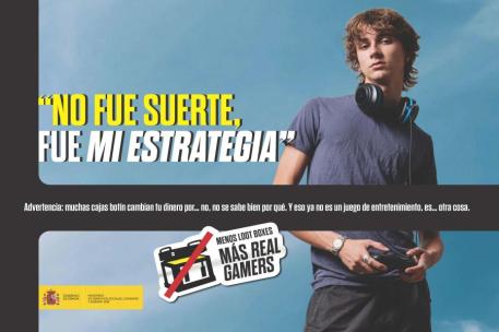 Consumo alerta del riesgo de adicción por las cajas botín