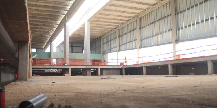 El nuevo Centro Acuático de Cabanillas alcanza el 50% de ejecución