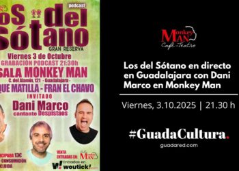 Los del Sótano graban su podcast en directo en Guadalajara con Dani Marco de Despistaos