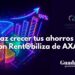 Rent@biliza de AXA: la inversión segura que garantiza que tu rentabilidad crezca al mismo ritmo que tus ahorros