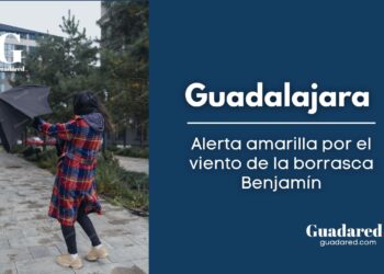La borrasca Benjamín deja rachas de hasta 80 km/h en Guadalajara y activa avisos por viento en Castilla-La Mancha