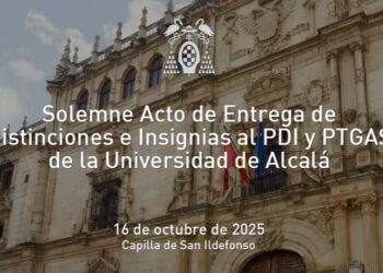 La Universidad de Alcalá reconoce la trayectoria de su personal más veterano en un emotivo acto en la Capilla de San Ildefonso