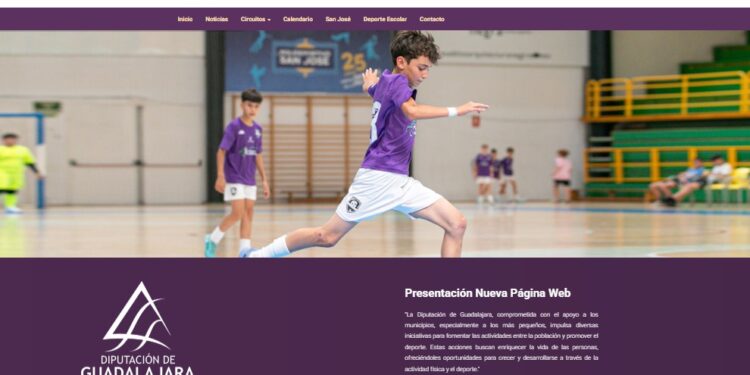 La Diputación de Guadalajara lanza una nueva web para centralizar toda la información deportiva provincial