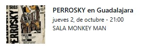 Perrosky trae su rock chileno a Guadalajara con el álbum Dos Caminos