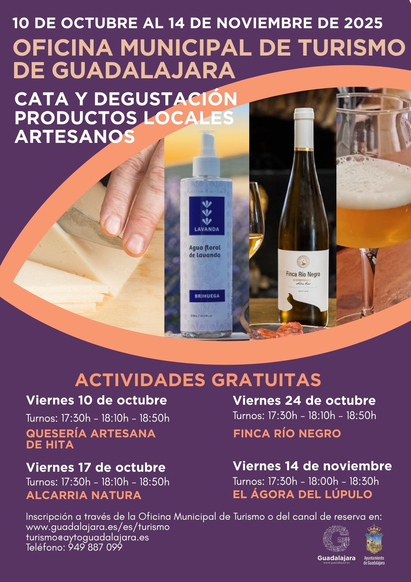 Catas gratuitas en Guadalajara: descubre productos artesanos locales