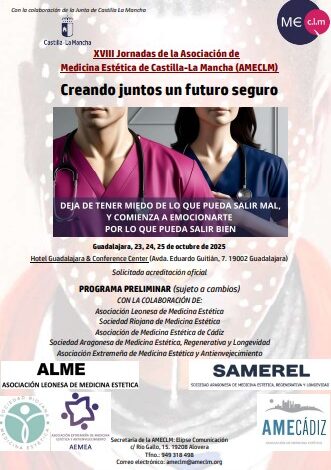 XVIII Jornadas de la Asociación de Medicina Estética de Castilla-La Mancha (AMECLM)