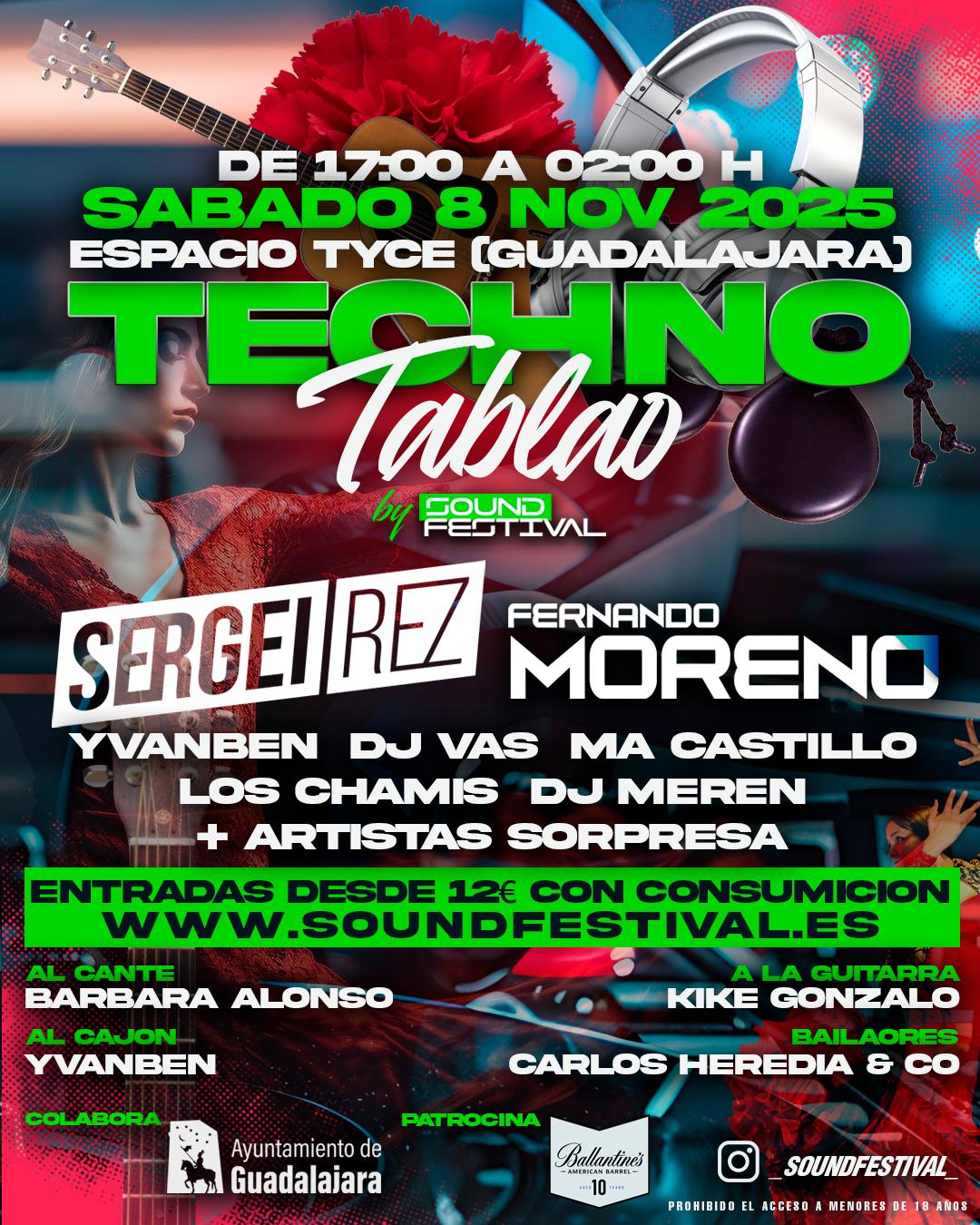 TECHNO TABLAO by Sound Festival: Flamenco y Electrónica en Guadalajara