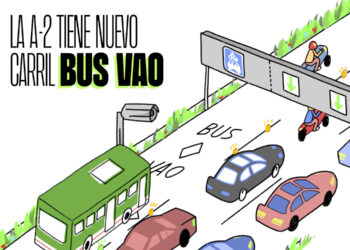 Nuevo carril Bus-VAO en la A-2: mejora la movilidad para los guadalajareños que viajan a Madrid en 2026