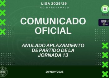 El Partido entre el C.D. Marchamalo y C.D. Pedroñeras se Disputará en la Fecha Original