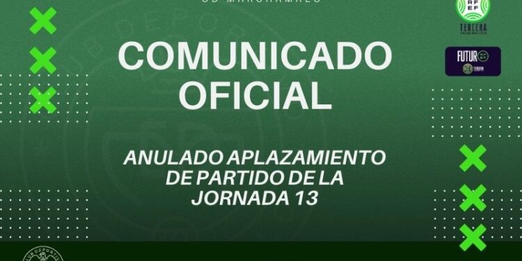 El Partido entre el C.D. Marchamalo y C.D. Pedroñeras se Disputará en la Fecha Original