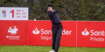Elena Melich y Hulda Gestsdottir comparten el liderato en el Santander Golf Tour La Coruña