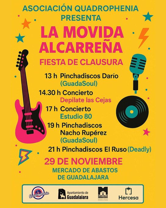 Fiesta de Clausura La Movida Alcarreña en Guadalajara