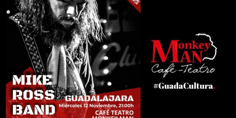 Mike Ross Band sacudirá Guadalajara este 12 de noviembre en la Sala Monkey Man
