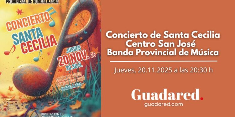Concierto de Santa Cecilia en el Centro San José – Banda Provincial de Música, 20 de noviembre