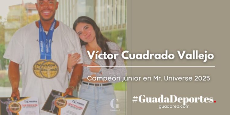 Víctor Cuadrado Vallejo, campeón júnior en Mr. Universe 2025: el joven culturista de Marchamalo conquista el título internacional