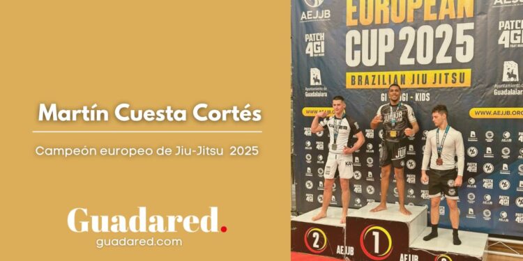 Martín Cuesta Cortés, joven campeón del Europeo de Brazilian Jiu-Jitsu en Guadalajara | Triunfo de un talento de Marchamalo