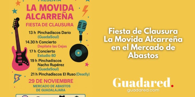 Fiesta de Clausura La Movida Alcarreña en el Mercado de Abastos