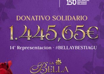 Grupo de Teatro Salesianos dona 1.445 € a Misiones Salesianas con función solidaria de La Bella y la Bestia en Guadalajara