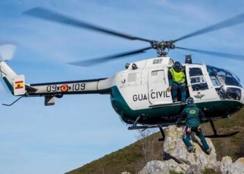 Rescate en el Pico Ocejón: Hombre de 65 años evacuado en helicóptero de la Guardia Civil