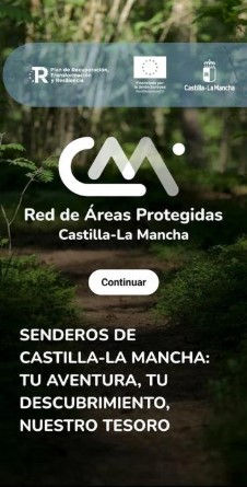 app de senderos de las Áreas Protegidas de Castilla-La Mancha