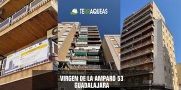 Rehabilitación energética en Guadalajara: Terráqueas renueva Amparo 53 con SATE y placas solares
