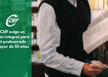 CSIF exige plan integral para docentes mayores de 55 años en Castilla-La Mancha