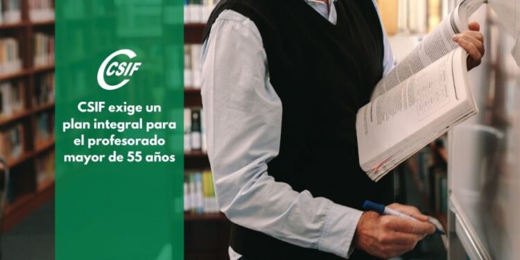 CSIF exige plan integral para docentes mayores de 55 años en Castilla-La Mancha