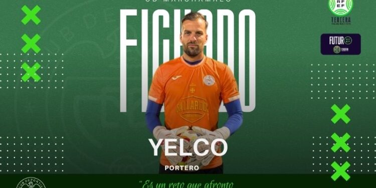 Yelco Ramos refuerza la portería del CD Marchamalo, nuevo fichaje 2025, experiencia y seguridad bajo palos