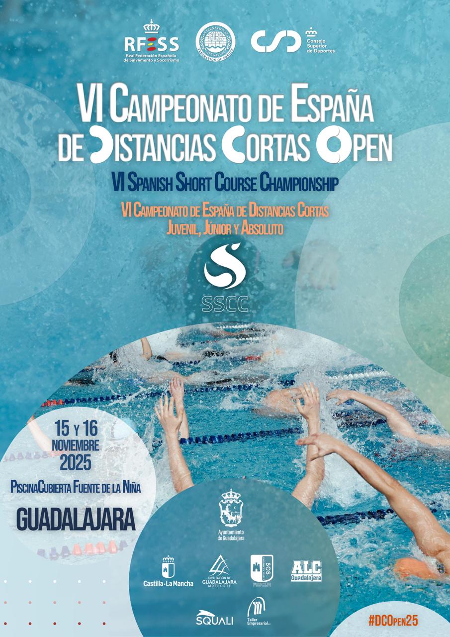 Guadalajara Acoge el VI Campeonato de España de Distancias Cortas de Salvamento y Socorrismo con Más de 400 Deportistas