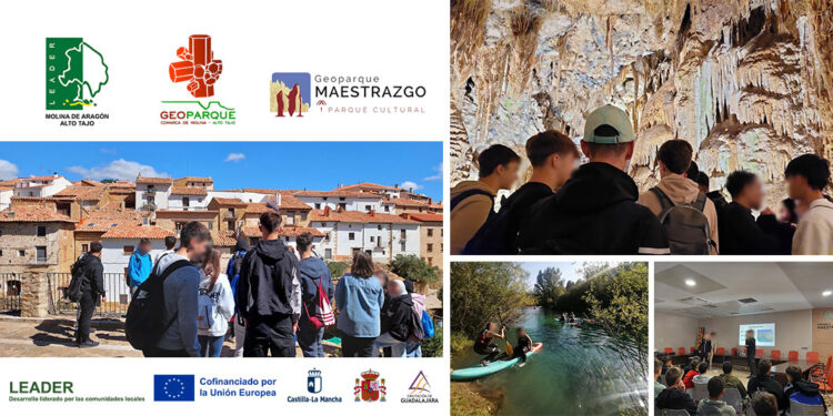 Jóvenes Embajadores: estudiantes descubren y valoran los Geoparques de Molina–Alto Tajo y Maestrazgo