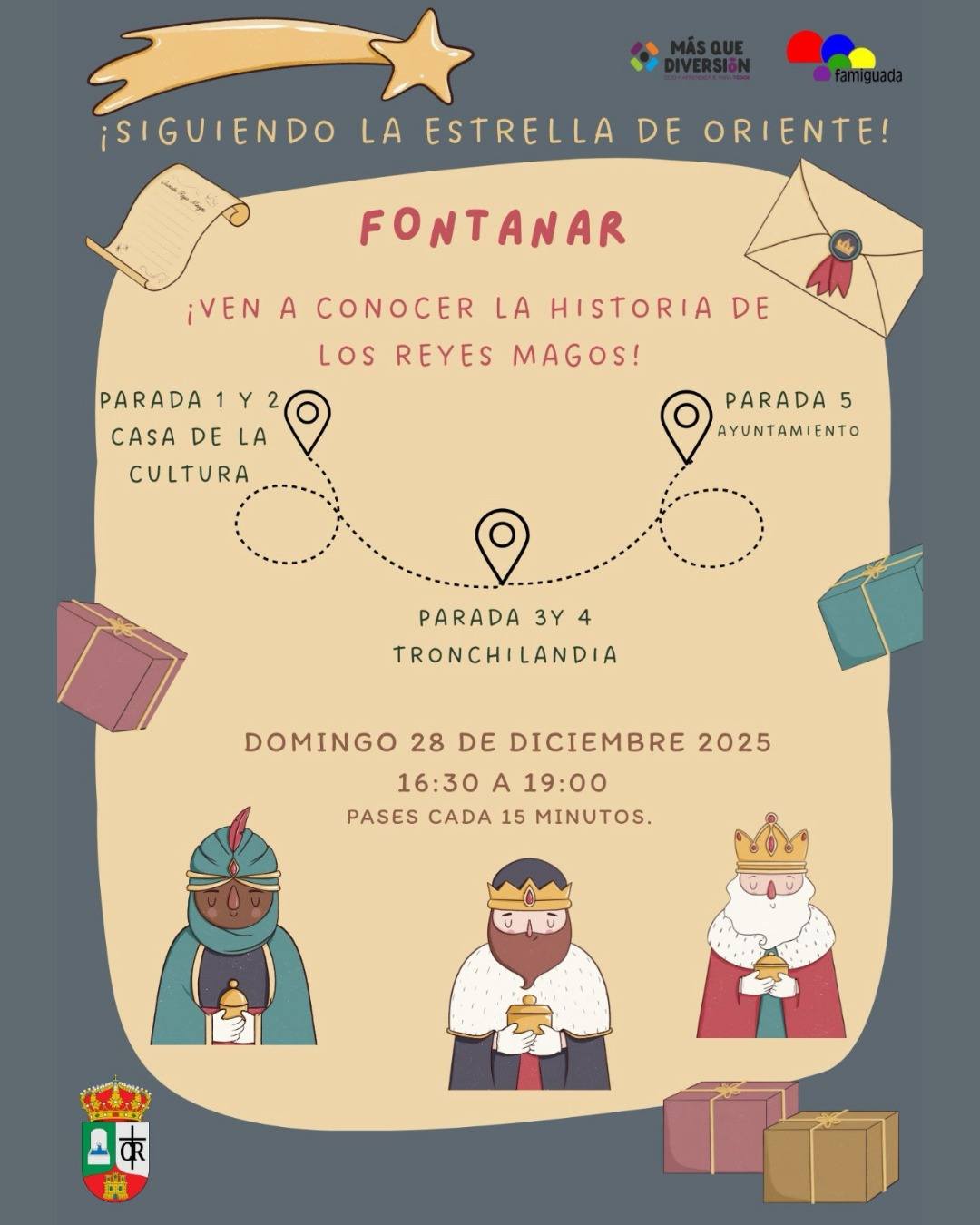 Fontanar invita a vivir la magia de Navidad con la actividad "Siguiendo la Estrella de Oriente"
