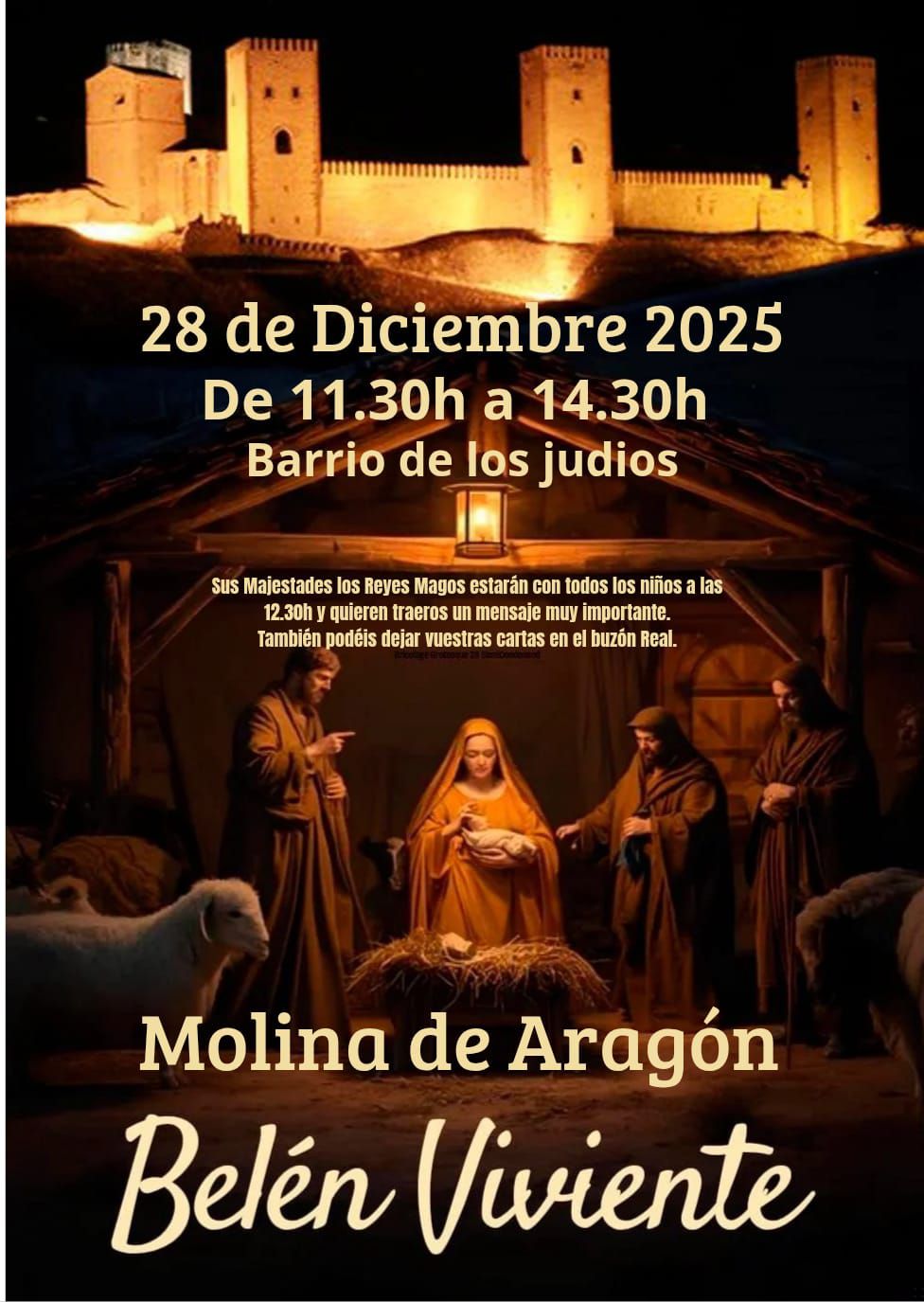 ¡Vive la Navidad en Molina de Aragón con el Belén Viviente más realista!