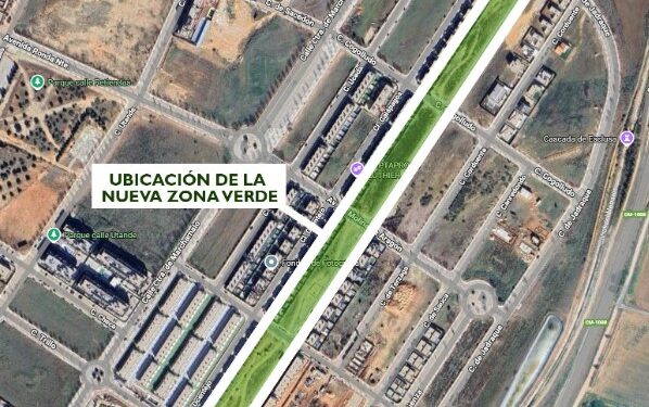 Cabanillas del Campo creará un parque lineal con una inversión de 700.000 euros en los nuevos desarrollos