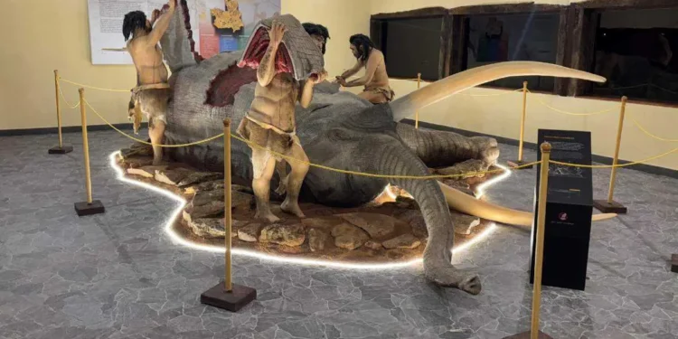 Tamajón convierte la Prehistoria en experiencia educativa con su 'banquete paleolítico'