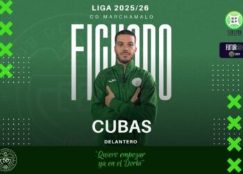 David Cubas, nuevo delantero del CD Marchamalo, y adiós a Alberto Silgado por motivos personales