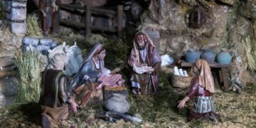 El Belén Monumental del Ayuntamiento de Guadalajara cuenta con un recorrido circular y más figuras que nunca