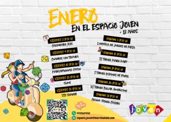 Actividades Juveniles Gratuitas en Enero 2026 en el Espacio Joven de Marchamalo