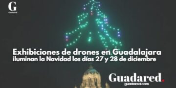 Exhibiciones de drones en Guadalajara iluminan la Navidad los días 27 y 28 de diciembre