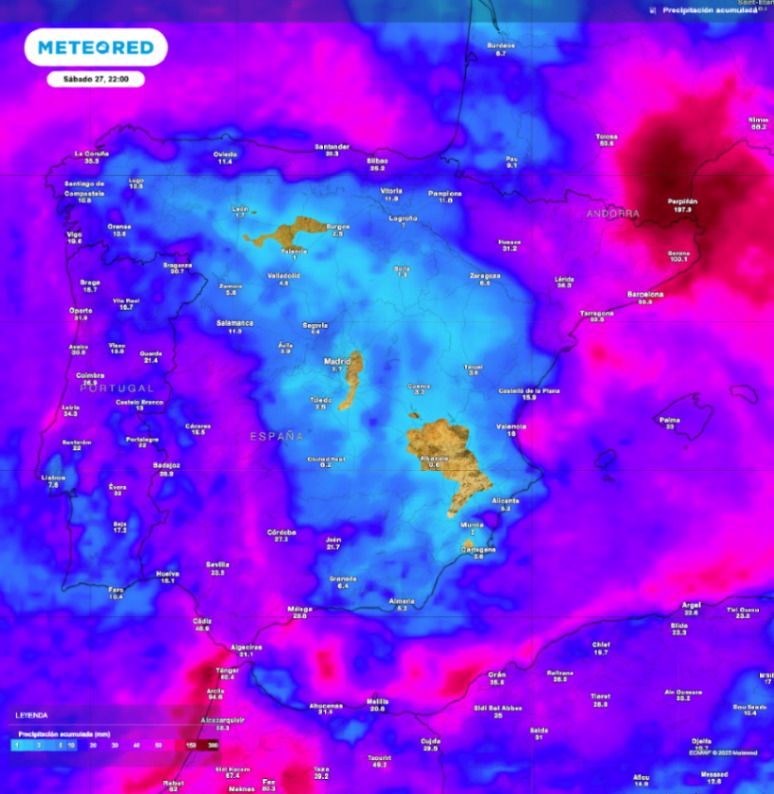 Giro del tiempo de España en plena Navidad por un bloqueo escandinavo: lluvia, nieve y heladas