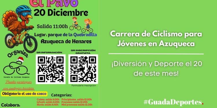 Carrera de Ciclismo para Jóvenes en Azuqueca